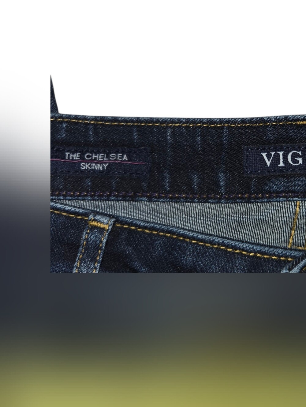 Women’s Mid-Blue Distressed Slim Jeans - Picture 2 of 10